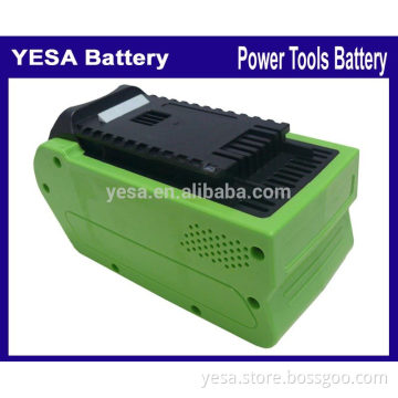Green Works 29472,29282,2601102,24252,29462,29302,29662,G-MAX 4 AH Li-Ion 40V Li-ion Battery